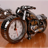 Student's Gift Birthday Gift Motorcycle Alarm Clock Home Decorator Crafts (Clock Part Pattern Will Random)