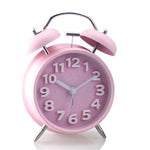 Wake Up Light Alarm Clock Classic Silent Double Bell Alarm Clock