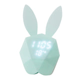 Rabbit Model Alarm Clock Intelligent Voice Control USB Charging Small Light